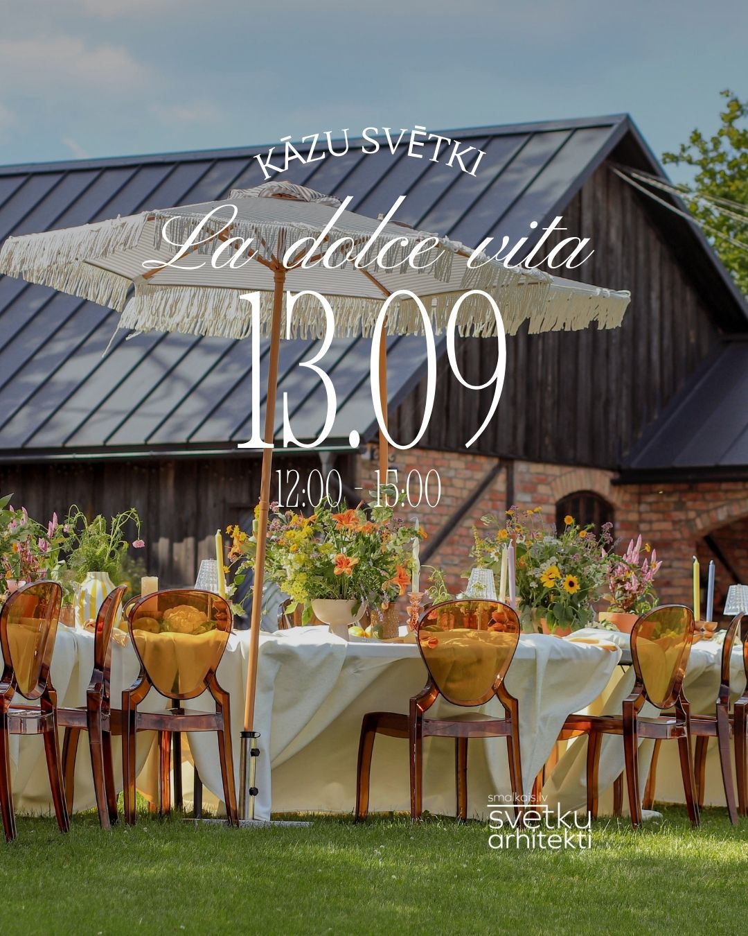 La Dolce Vita Event Poster